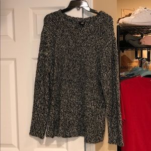 Black and white sweater